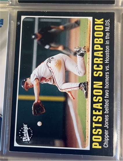 2002 Upper Deck Vintage #286 Chipper Jones — front