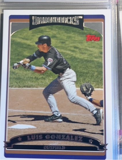 2006 Topps #376 Luis Gonzalez — front