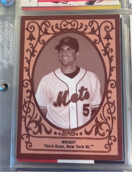2008 Topps Trading Card History #TCH27 David Wright — front