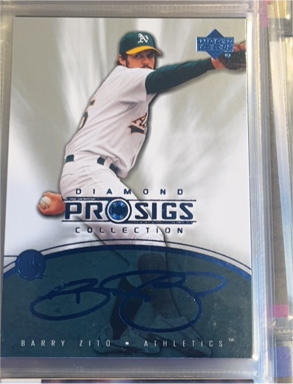 2004 Upper Deck Diamond Collection Pro Sigs #26 Barry Zito — front