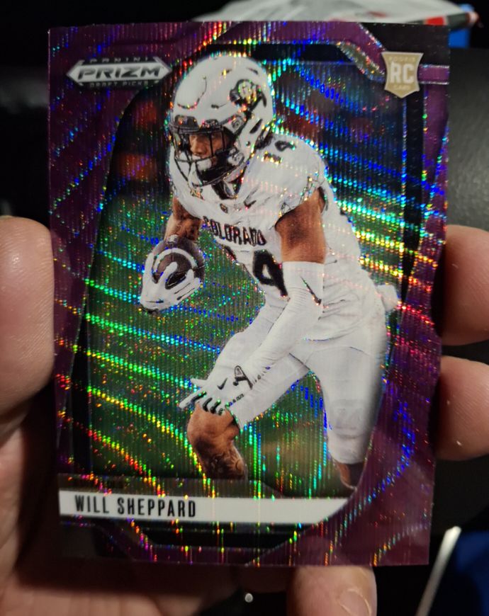 2025 Panini Prizm Draft Picks Will Sheppard — front