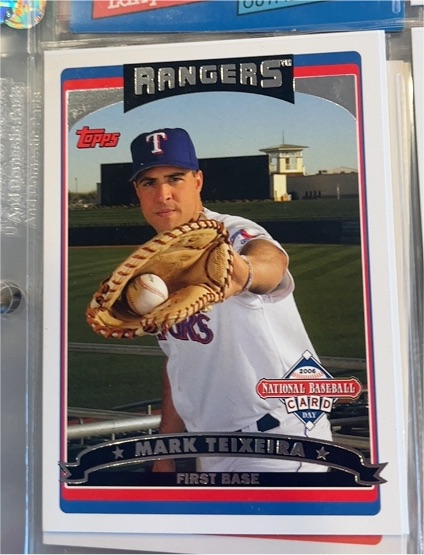 2006 Topps National Baseball Card Day #8 Mark Teixeira — front