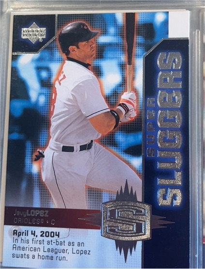 2004 Upper Deck #SL-13 Javy Lopez Super Sluggers — front