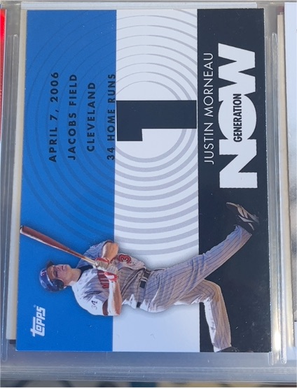2007 Topps Generation Now #GN141 Justin Morneau — front