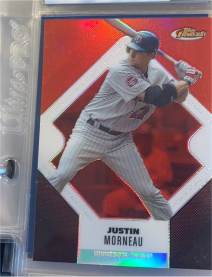 2006 Topps Finest Justin Morneau — front