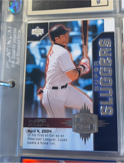 2004 Upper Deck Super Sluggers #SL-13 Javy Lopez — front