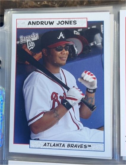 1996 Score Andruw Jones Rookie Card — front