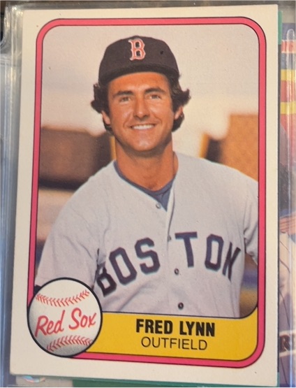 1981 Fleer #223 Fred Lynn — front