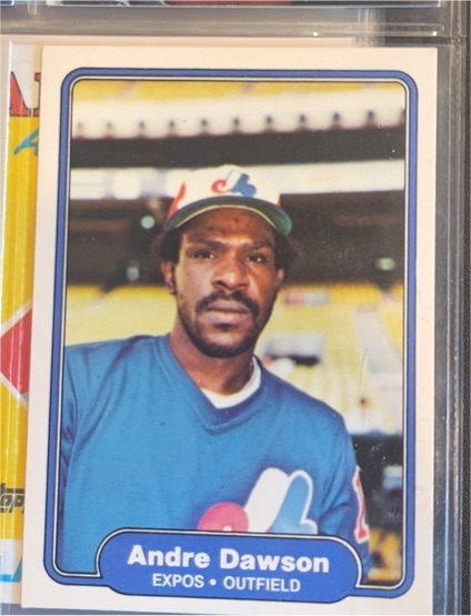 1982 Fleer #187 Andre Dawson — front