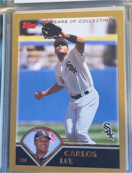 2003 Topps Gold #599 Carlos Lee — front