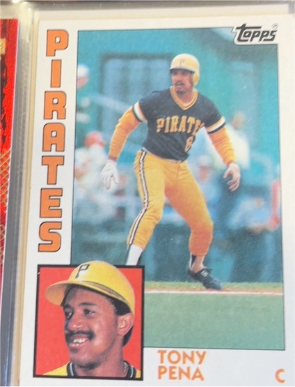 1984 Topps #645 Tony Pena — front