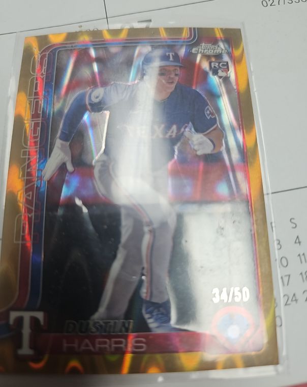 2025 Topps Chrome #131 Dustin Harris — front