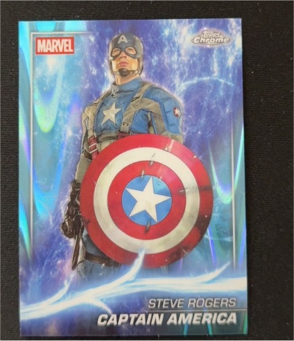 2025 Topps Marvel Studios Chrome #20 Steve Rogers Captain America — front