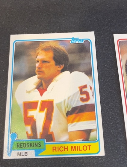 1981 Topps #321 Rich Milot — front