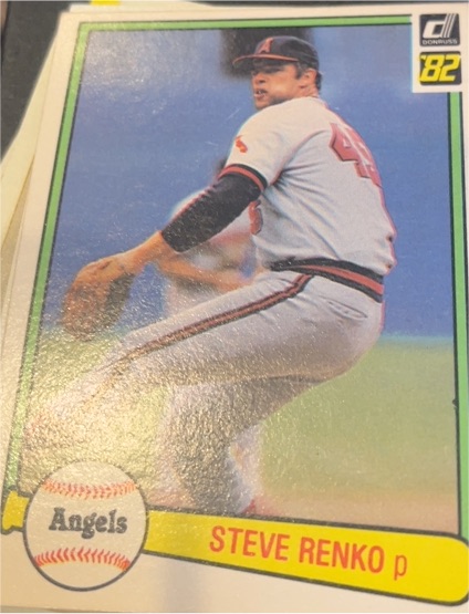 1982 Donruss #38 Steve Renko — front