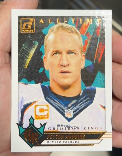 2024 Donruss #1 Peyton Manning All-Time Gridiron Kings — front