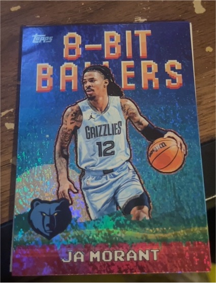 2025-26 Topps #8B-12 Ja Morant 8-Bit Ballers Holo Foil — front