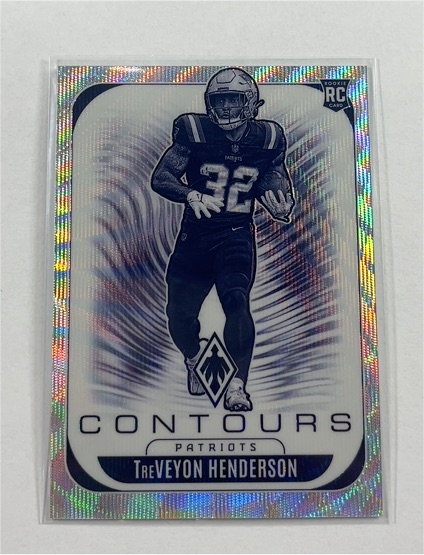 2025 Panini Phoenix #22 TreVeyon Henderson Contours — front
