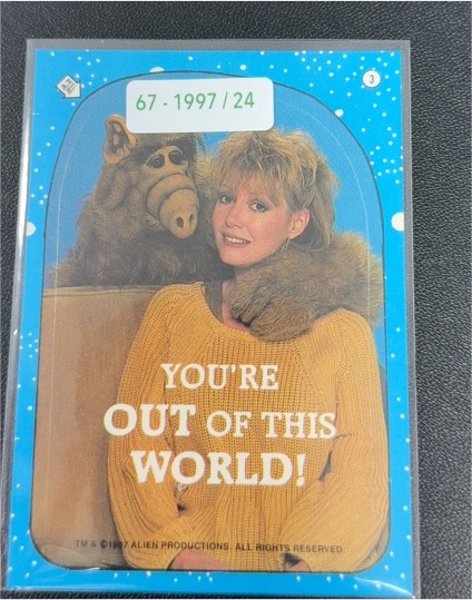 1987 Topps ALF #3 You're Out of This World! — front