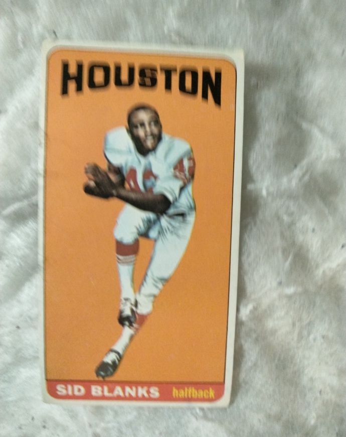 1965 Topps #70 Sid Blanks Houston Oilers — front