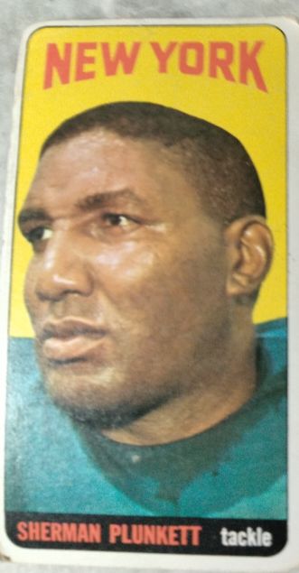 1965 Topps #125 Sherman Plunkett — front