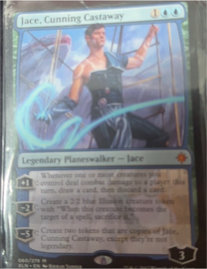 2017 Magic: The Gathering Ixalan #60 Jace, Cunning Castaway — front