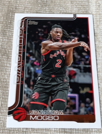 2025-26 Topps #29 Jonathan Mogbo — front