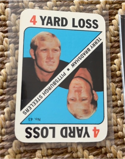 1971 Topps Game #43 Terry Bradshaw — front