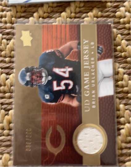 2008 Upper Deck UD Game Jersey #UDGJ-BU Brian Urlacher — front