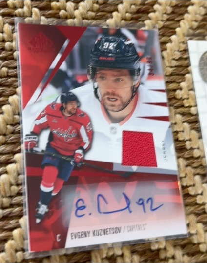 2023-24 Upper Deck SP Game Used #92 Evgeny Kuznetsov — front