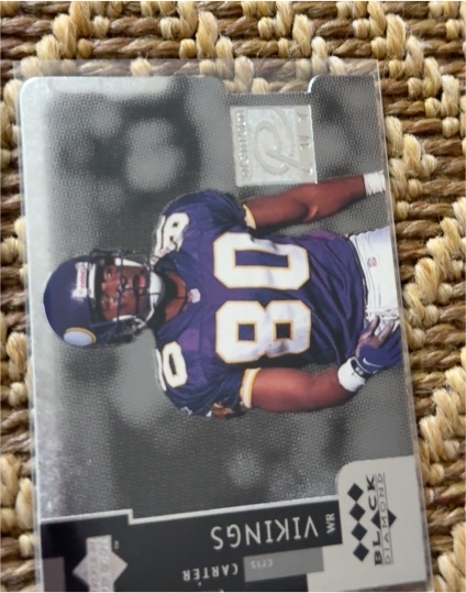 1998 Upper Deck Black Diamond #C15 Cris Carter — front