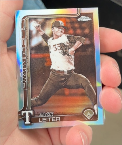 2025 Topps Chrome Update #USC42 Jack Leiter — front