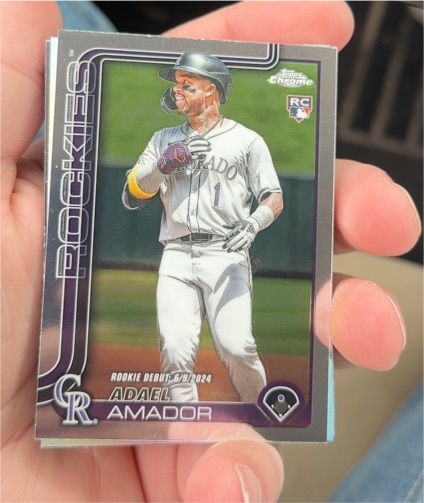 2025 Topps Chrome Update #USC143 Adael Amador — front