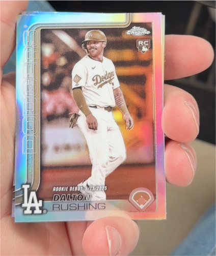 2025 Topps Chrome Update #USC151 Dalton Rushing — front