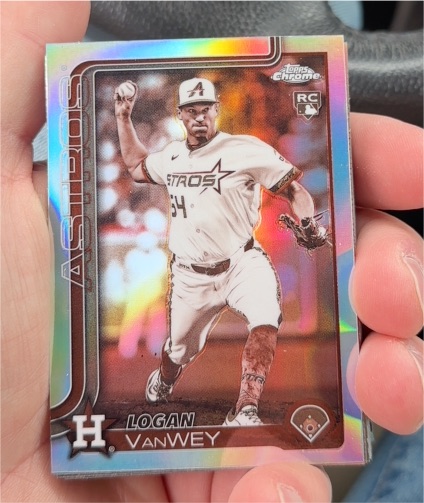 2025 Topps Chrome Update #USC141 Logan VanWey — front