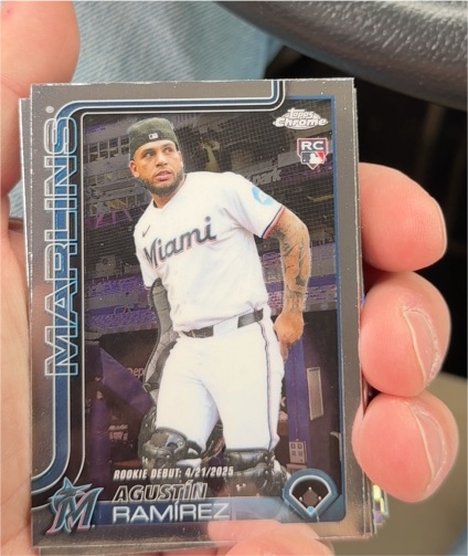 2025 Topps Chrome Update #USC38 Agustin Ramirez — front