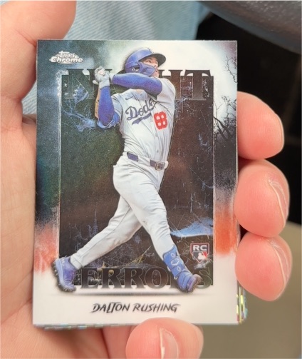 2025 Topps Chrome Update #NT-24 Dalton Rushing — front