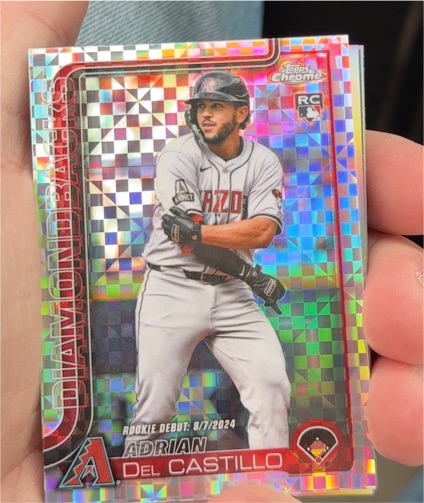 2025 Topps Chrome Update Series #USC92 Adrian Del Castillo — front