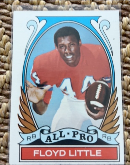 1972 Topps #274 Floyd Little All-Pro Broncos — front
