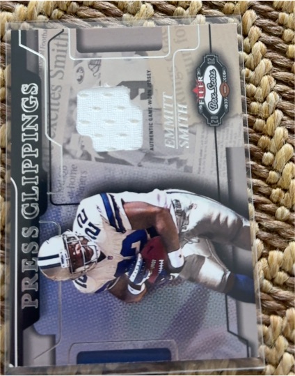 2002 Fleer Box Score Press Clippings #2 Emmitt Smith — front
