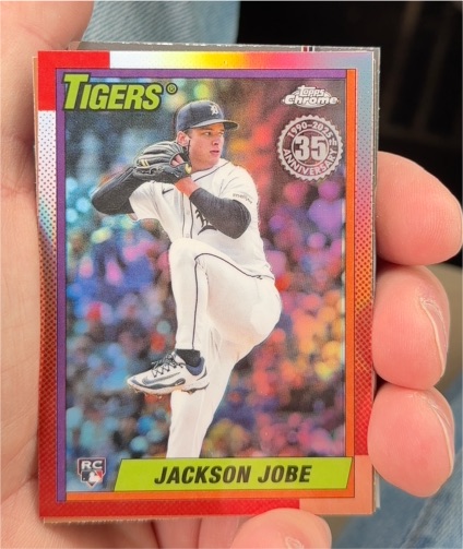2025 Topps Chrome Update #90CU-17 Jackson Jobe — front