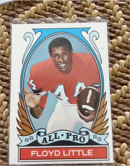 1972 Topps Football #274 Floyd Little All-Pro — front