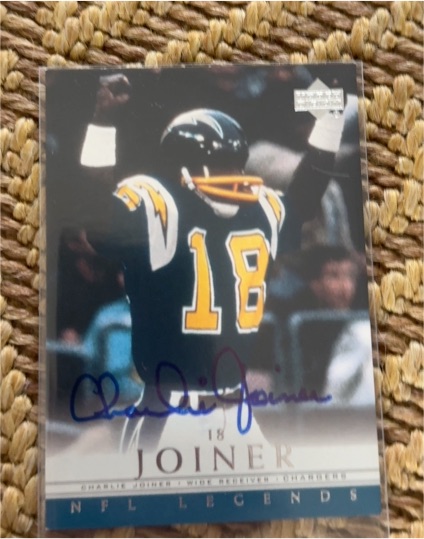 2000 Upper Deck NFL Legends #18 Charlie Joiner — front