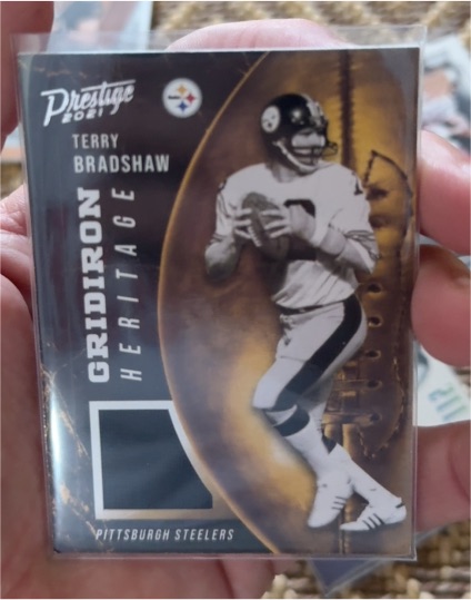 2021 Panini Prestige Gridiron Heritage #GH-TEB Terry Bradshaw — front