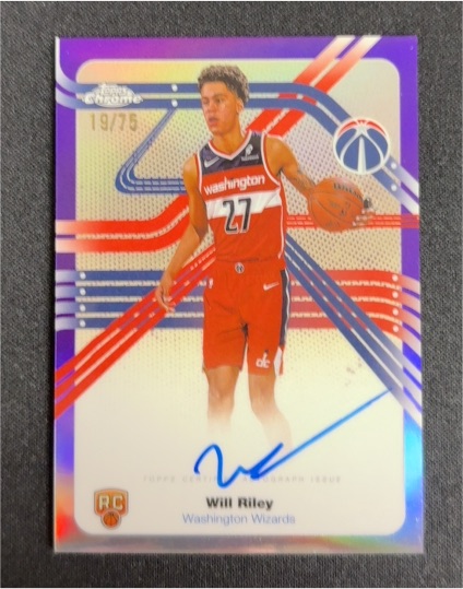 2025-26 Topps Chrome Next Stop Signatures #NS-WR Will Riley — front