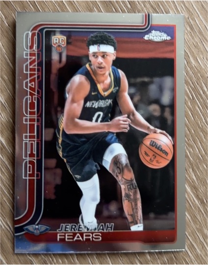 2025-26 Topps Chrome #257 Jeremiah Fears — front