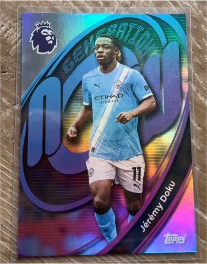 2025-26 Topps Premier League #196 Jérémy Doku — front