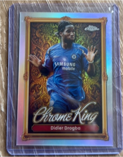 2025-26 Topps Premier League Chrome King #CK7 Didier Drogba — front