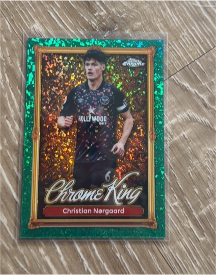 2025-26 Topps Premier League Chrome King #CK-4 Christian Nørgaard — front