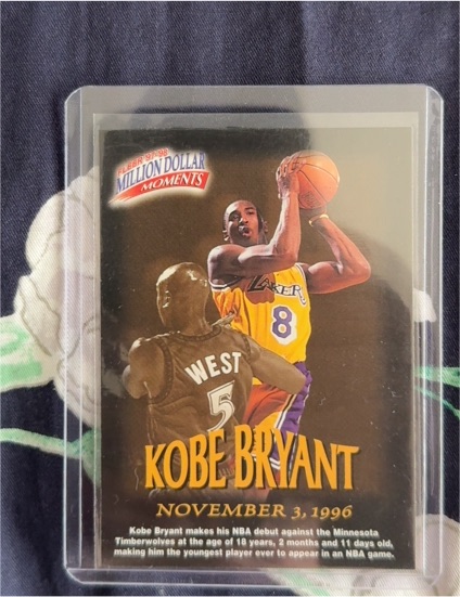 1997-98 Fleer Million Dollar Moments #31 Kobe Bryant — front
